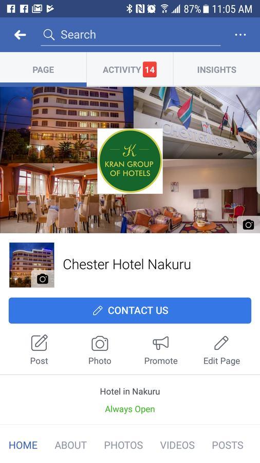 Chester Hotel Nakuru Extérieur photo